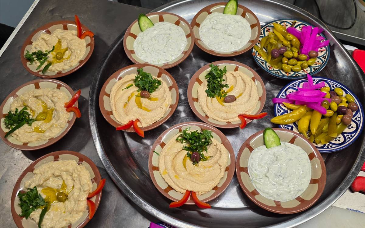 Fresh Mediterranean grilled dishes at The Olive Kitchen Fresh Mediterranean grilled dishes at The Olive Kitchen